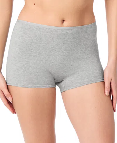 Gap Body Women's Cotton Stretch Boyshort Underwear Gpw00278 In Gray