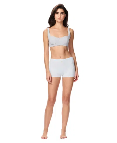 Gap Body Women's Cotton Stretch Boyshort Underwear Gpw00278 In Gray