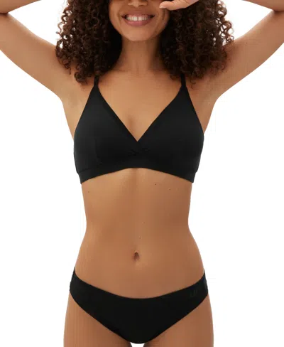 Gap Seamless Scoop Bralette In Black