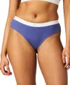 Gap Body Women's Logo Comfort Hipster Underwear Gpw01076 In Bleached Denim