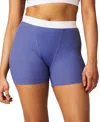Gap Body Women's Logo Comfort High-waist Shorts Gpw01070 In Bleached Denim