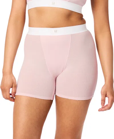 Gap Body Women's Logo Comfort High-waist Shorts Gpw01070 In Pink