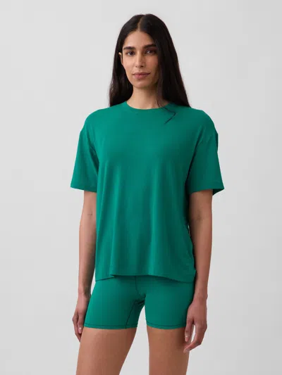 Gap Fit Breathe Relaxed T-shirt In Green