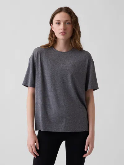 Gap Fit Breathe Relaxed T-shirt In Grey