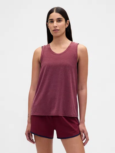Gap Fit Breathe Tank Top In Red