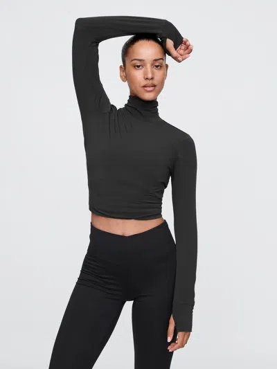 Gap Fit Breathe Turtleneck In Black