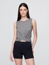 Gap Fit Breathe Twist-front Tank Top