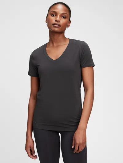 Gap Fit Breathe V-neck T-shirt In Black