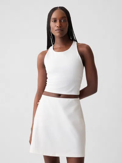 Gap Fit High Neck Cropped Brami In Optic White