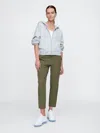 Gap Fit High Rise Downtown Runaround Pants In Olive Green
