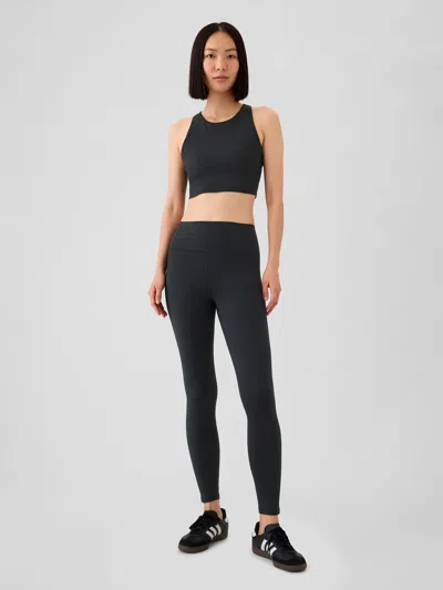 Gap Fit High Rise Power Compression Leggings In Black