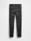 Gap Fit High Rise Power Full Length Leggings In Gray