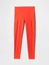Gap Fit High Rise Power Full Length Leggings In Neon Hot Lava Orange