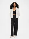 Gap Fit High Rise Runaround Relaxed Trouser In Black