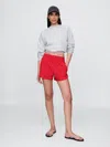 Gap Fit High Rise Running Shorts In Tomato Sauce Red