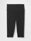 Gap Fit Lightweight Performance Cropped Leggings In Black
