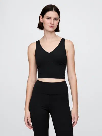 Gap Fit Lightweight Performance V-neck Brami In Black
