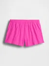 Gap Fit Mid Rise Running Shorts In Phoebe Pink