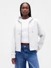 Gap Fit Oversized Zip Hoodie In Gray