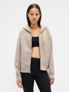 Gap Fit Oversized Zip Hoodie In Neutral