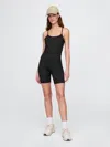Gap Fit Power Bike Short Romper In Black