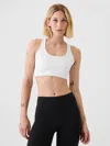 Gap Fit Power Medium Impact Sports Bra In Off White