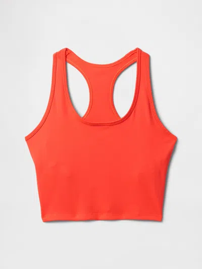 Gap Fit Power Racerback Brami In Neon Hot Lava Orange