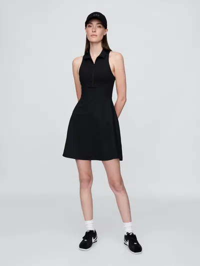 Gap Fit Power Zip Polo Shirt Dress