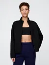 Gap Fit Quilted Jacquard Jacket In Black
