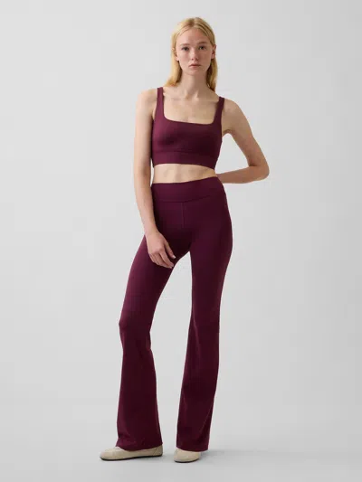 Gap Fit Smooth High Rise Baby Boot Leggings In Tuscan Red