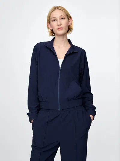 Gap Fit Tech Track Jacket In Navy Blue