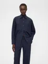 Gap Studio Big Shirt In Blue