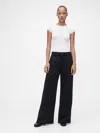 Gap Studio Low Rise Satin Baggy Pants In Black