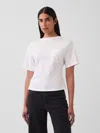 Gap Studio Scoop-back Pocket T-shirt In White