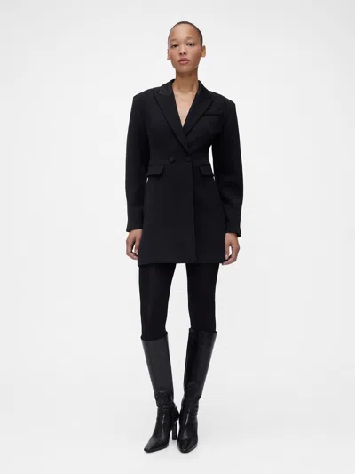 Gap Studio Tailored Blazer Dress In Black