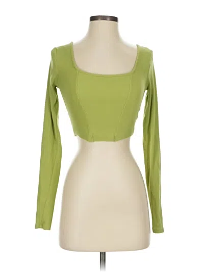 Pre-owned Garage 3/4 Sleeve T-shirt In Green