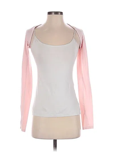 Pre-owned Garage 3/4 Sleeve T-shirt In Pink