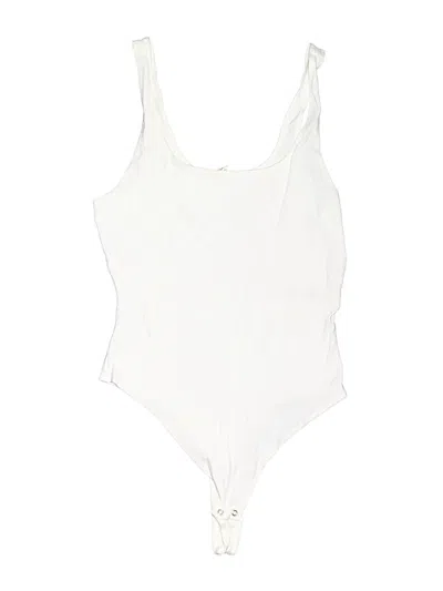 Pre-owned Garage Bodysuit In White