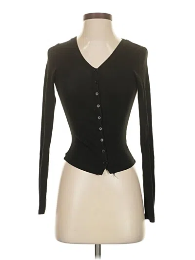 Pre-owned Garage Cardigan Sweater In Black