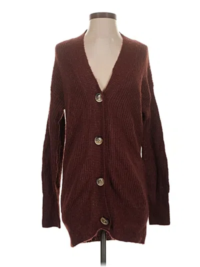 Pre-owned Garage Cardigan Sweater In Brown