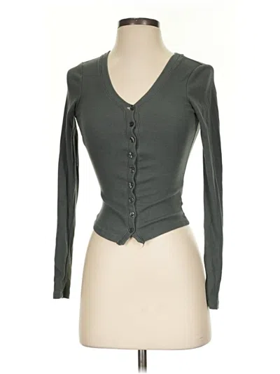 Pre-owned Garage Cardigan Sweater In Gray