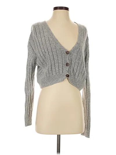 Pre-owned Garage Cardigan Sweater In Gray