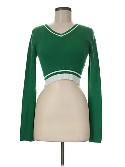 Pre-owned Garage Cardigan Sweater In Green