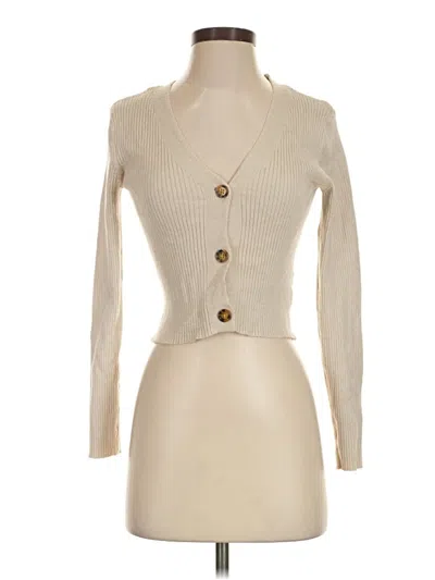 Pre-owned Garage Cardigan Sweater In Ivory