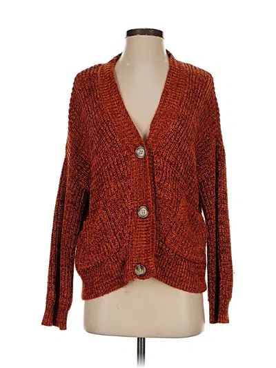 Pre-owned Garage Cardigan Sweater In Orange