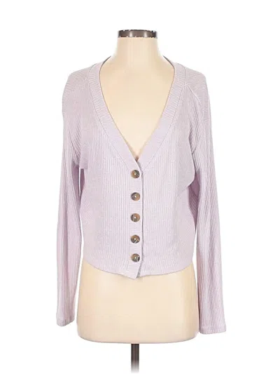 Pre-owned Garage Cardigan Sweater In Purple