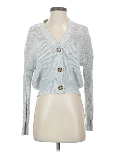 Pre-owned Garage Cardigan Sweater In Silver