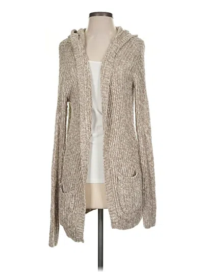 Garage Cardigan Sweater In Tan