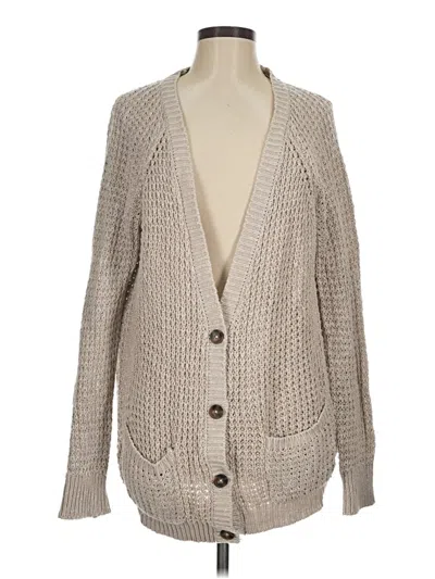 Pre-owned Garage Cardigan Sweater In Tan
