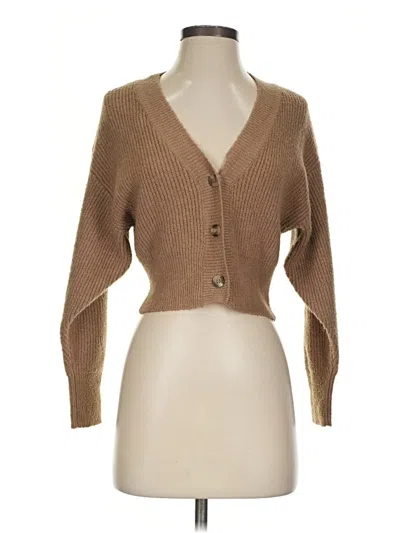 Pre-owned Garage Cardigan Sweater In Tan